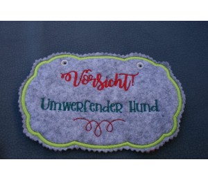 Stickserie - ITH Türschilder Hunde